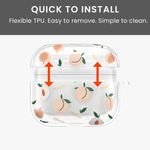 TV, Audio-Video si Foto - Portabile audio - Casti audio - Husa casti Kwmobile pentru Apple AirPods Pro 3, protectie la zgarieturi, Termoplastic, roz, portocaliu - Infinity.ro