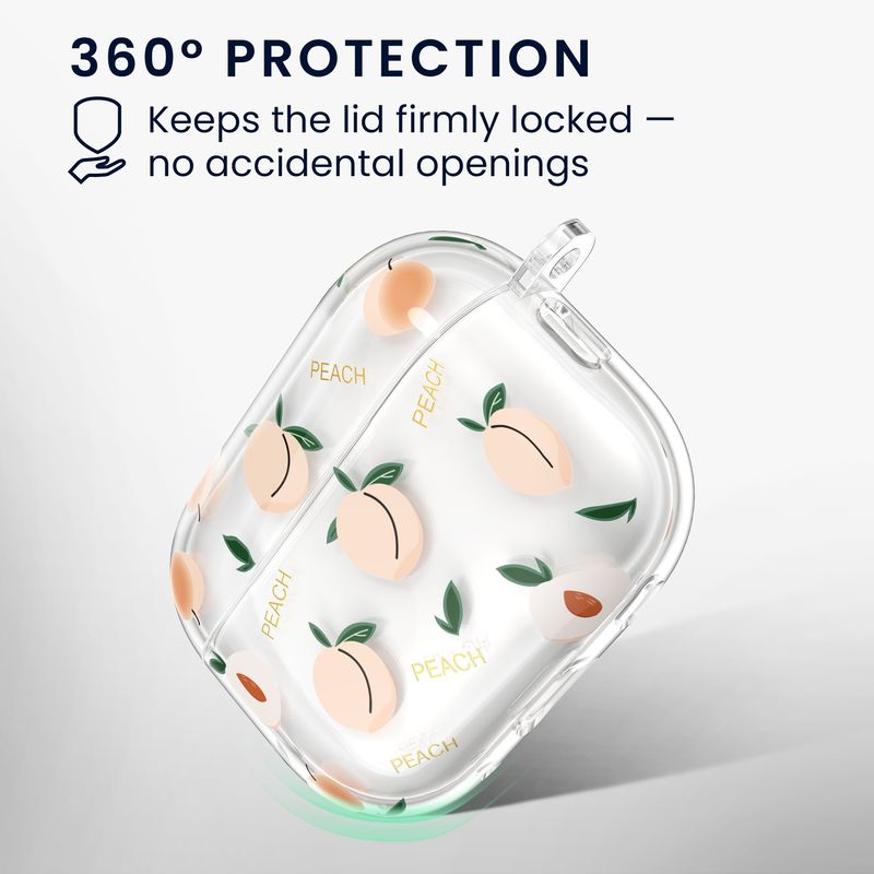 TV, Audio-Video si Foto - Portabile audio - Casti audio - Husa casti Kwmobile pentru Apple AirPods Pro 3, protectie la zgarieturi, Termoplastic, roz, portocaliu - Infinity.ro