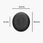 TV, Audio-Video si Foto - Portabile audio - Casti audio - Set 2 pernite pentru casti Kwmobile pentru Dell WL5024 Pro, confort sporit, Piele ecologica, negru - Infinity.ro