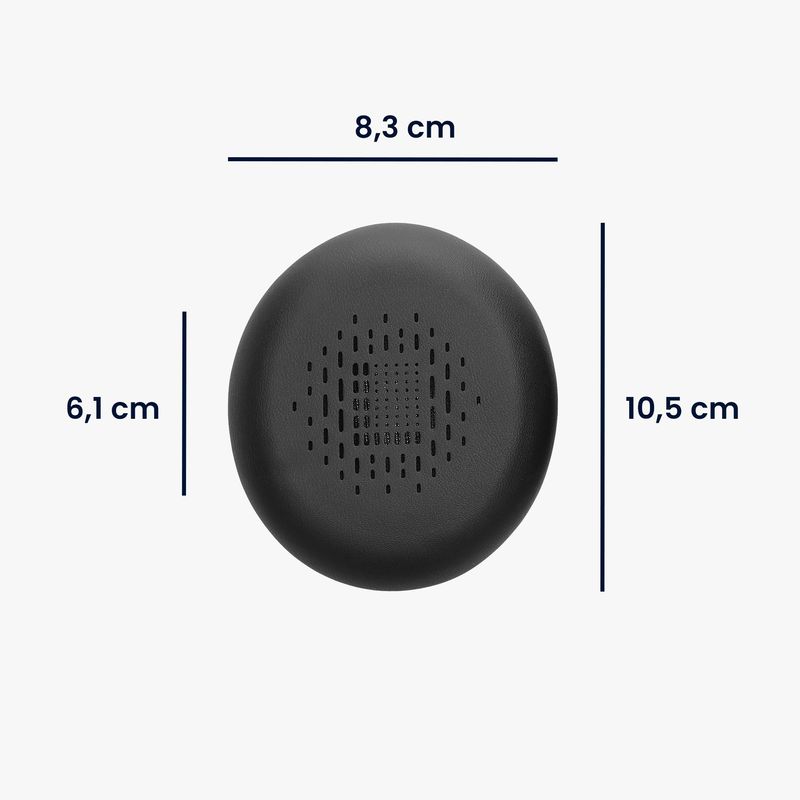 TV, Audio-Video si Foto - Portabile audio - Casti audio - Set 2 pernite pentru casti Kwmobile pentru Dell WL5024 Pro, confort sporit, Piele ecologica, negru - Infinity.ro