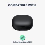 TV, Audio-Video si Foto - Portabile audio - Casti audio - Husa casti Kwmobile pentru Anker Soundcore P20i, protectie la zgarieturi, Silicon, multicolor - Infinity.ro