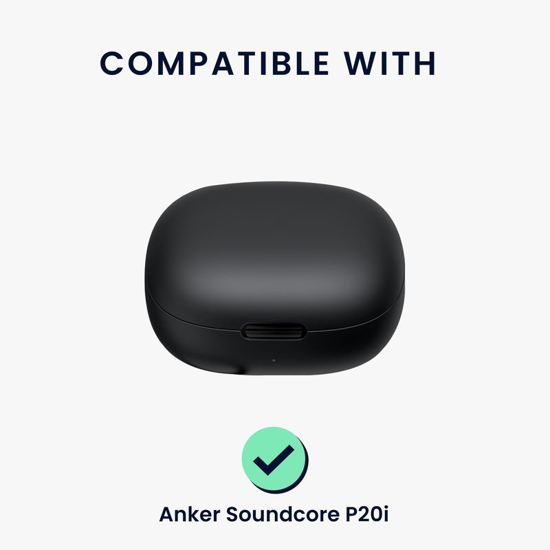 TV, Audio-Video si Foto - Portabile audio - Casti audio - Husa casti Kwmobile pentru Anker Soundcore P20i, protectie la zgarieturi, Silicon, multicolor - Infinity.ro