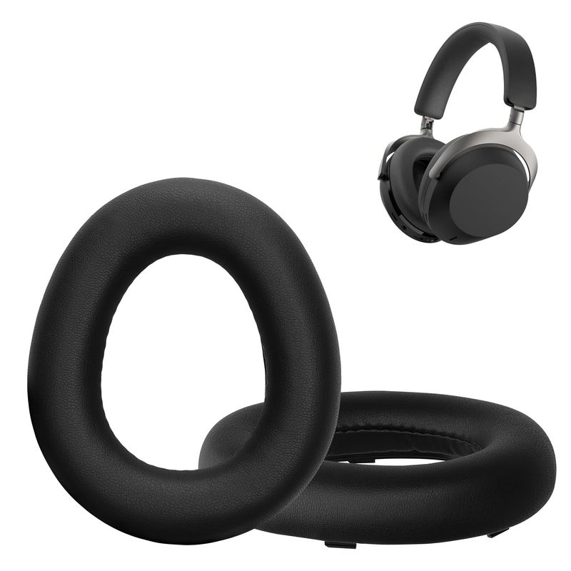 TV, Audio-Video si Foto - Portabile audio - Casti audio - Set 2 pernite pentru casti Kwmobile pentru Beyerdynamic AVENTHO 300, confort sporit, Piele ecologica, negru - Infinity.ro