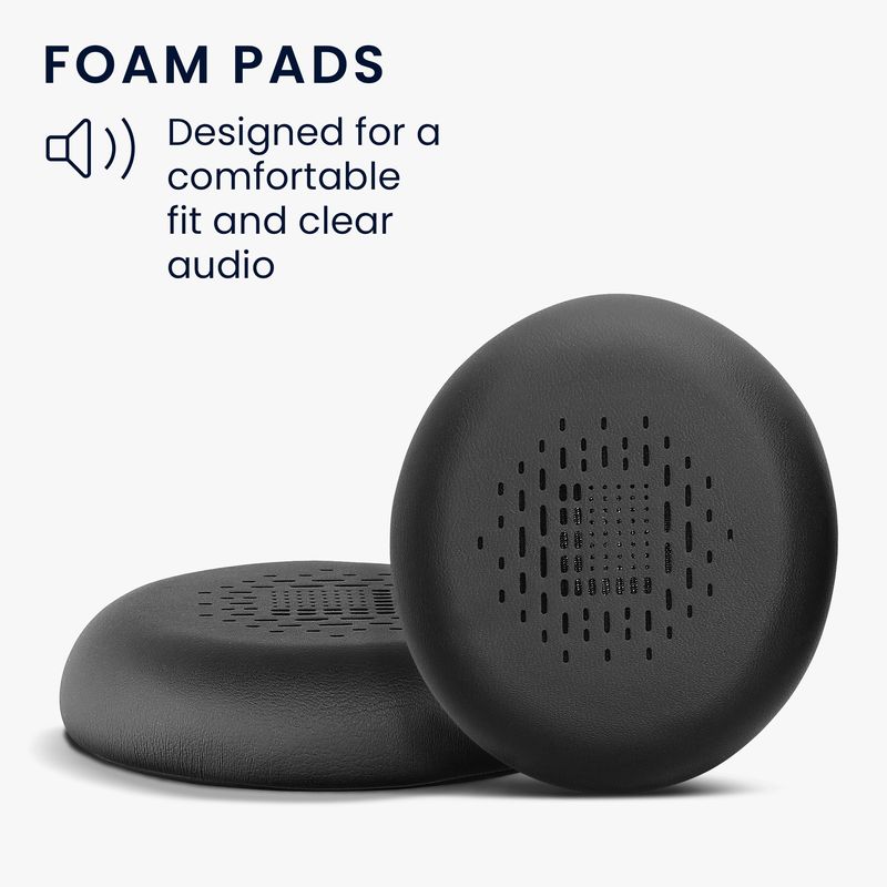 TV, Audio-Video si Foto - Portabile audio - Casti audio - Set 2 pernite pentru casti Kwmobile pentru Dell WL5024 Pro, confort sporit, Piele ecologica, negru - Infinity.ro