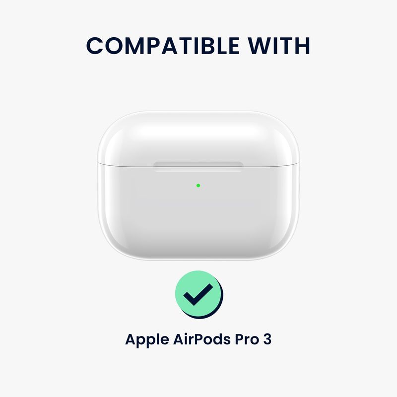 TV, Audio-Video si Foto - Portabile audio - Casti audio - Husa casti Kwmobile pentru Apple AirPods Pro 3, protectie la zgarieturi, Termoplastic, verde, transparent - Infinity.ro