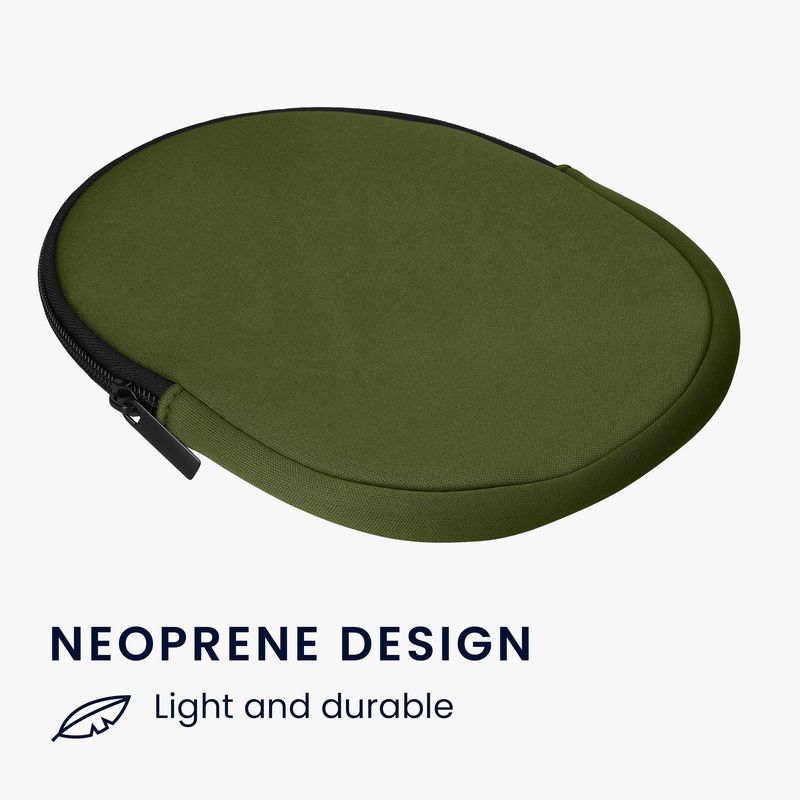 TV, Audio-Video si Foto - Portabile audio - Casti audio - Husa casti Kwmobile pentru Anker Soundcore Q20i, protectie la socuri, Neopren, verde - Infinity.ro