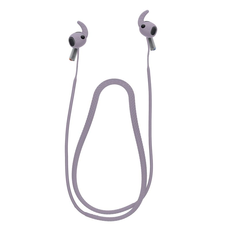 TV, Audio-Video si Foto - Portabile audio - Casti audio - Husa casti Kwmobile pentru Samsung Galaxy Buds 3 Pro, anti-alunecare, Silicon, mov - Infinity.ro