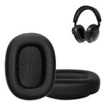 TV, Audio-Video si Foto - Portabile audio - Casti audio - Set 2 pernite pentru casti Kwmobile pentru Bowers & Wilkins PX7 S3, confort sporit, Piele ecologica, negru - Infinity.ro