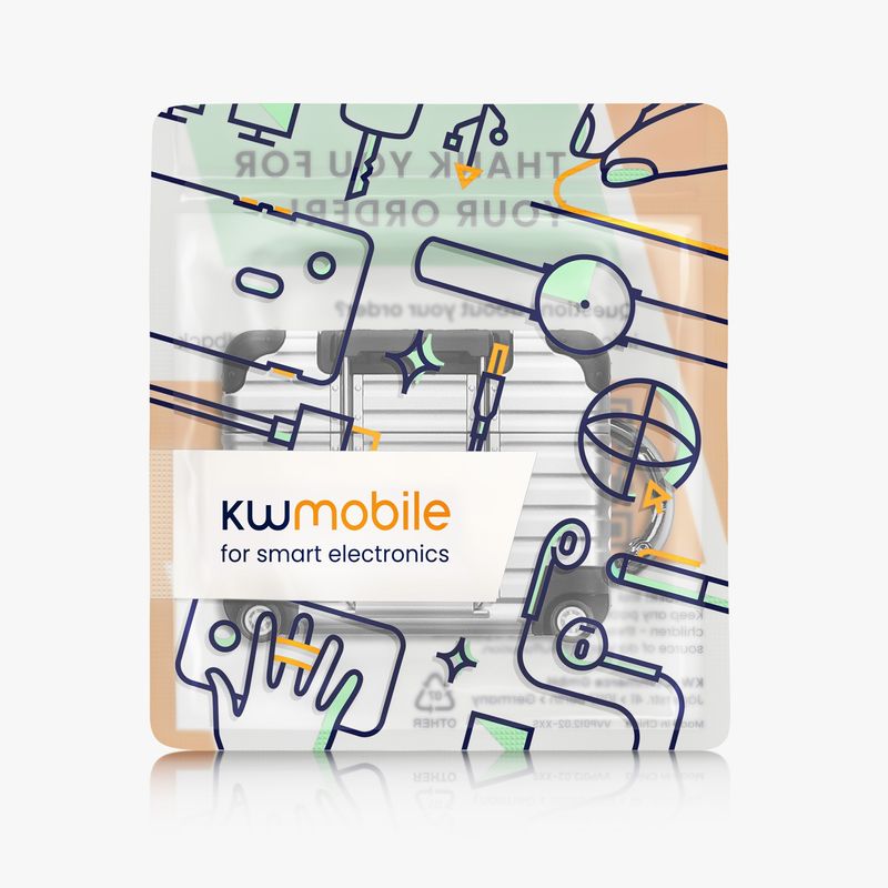 TV, Audio-Video si Foto - Portabile audio - Casti audio - Husa casti Kwmobile pentru Apple AirPods Pro 3, protectie la socuri, Termoplastic, argintiu - Infinity.ro