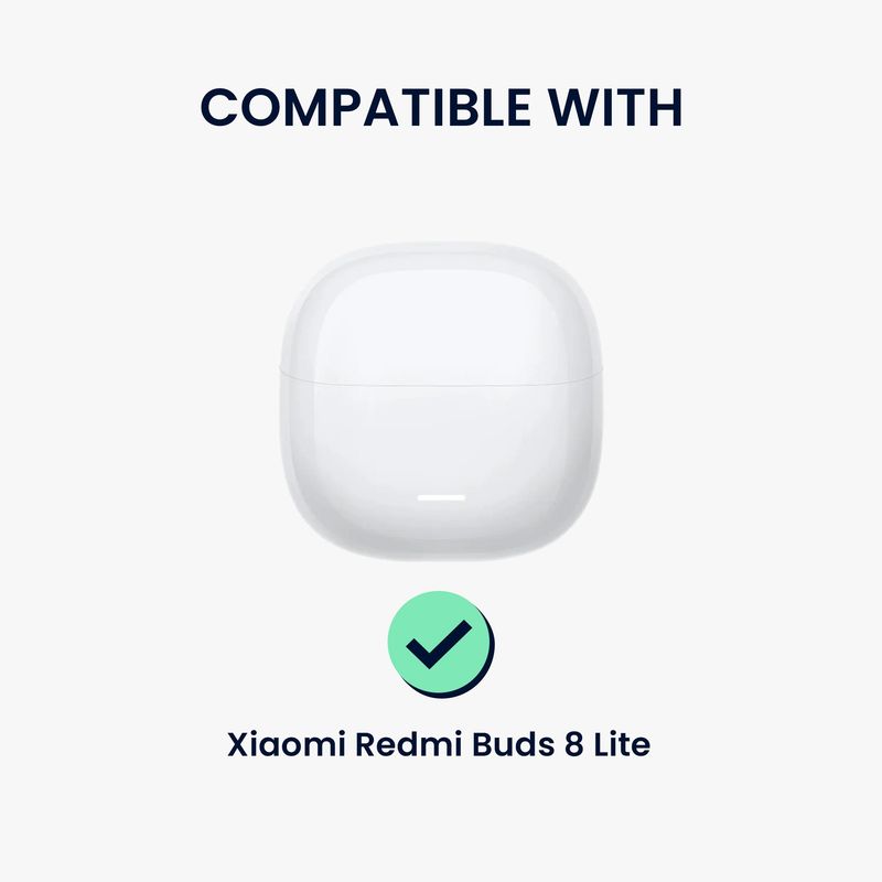 TV, Audio-Video si Foto - Portabile audio - Casti audio - Husa casti Kwmobile pentru Xiaomi Redmi Buds 8 Lite, anti-alunecare, Silicon, transparent - Infinity.ro