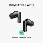 TV, Audio-Video si Foto - Portabile audio - Casti audio - Set 8 dopuri pentru casti Kwmobile pentru Huawei FreeBuds Pro 4, confort sporit, Silicon, alb - Infinity.ro