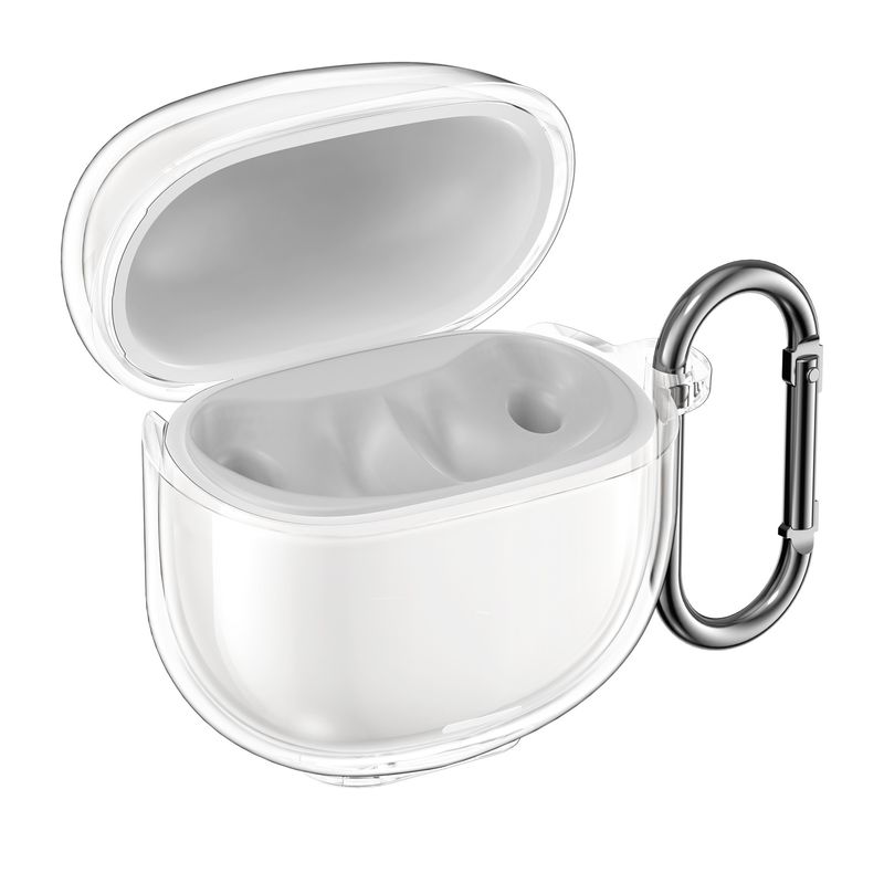 TV, Audio-Video si Foto - Portabile audio - Casti audio - Husa casti Kwmobile pentru Xiaomi Redmi Buds 8 Lite, anti-alunecare, Silicon, transparent - Infinity.ro