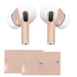TV, Audio-Video si Foto - Portabile audio - Casti audio - Skin Kwmobile pentru Apple AirPods Pro 3, indepartare fara urme, Vinil, bej - Infinity.ro