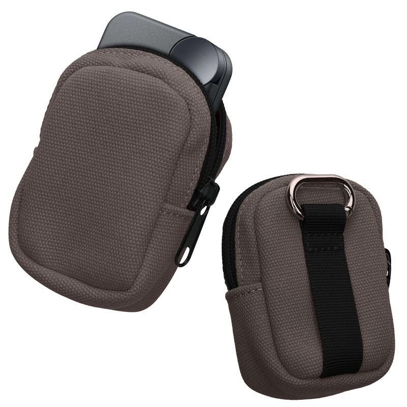 TV, Audio-Video si Foto - Portabile audio - Casti audio - Husa universala pentru casti Kwmobile, protectie la socuri, Nylon, gri - Infinity.ro