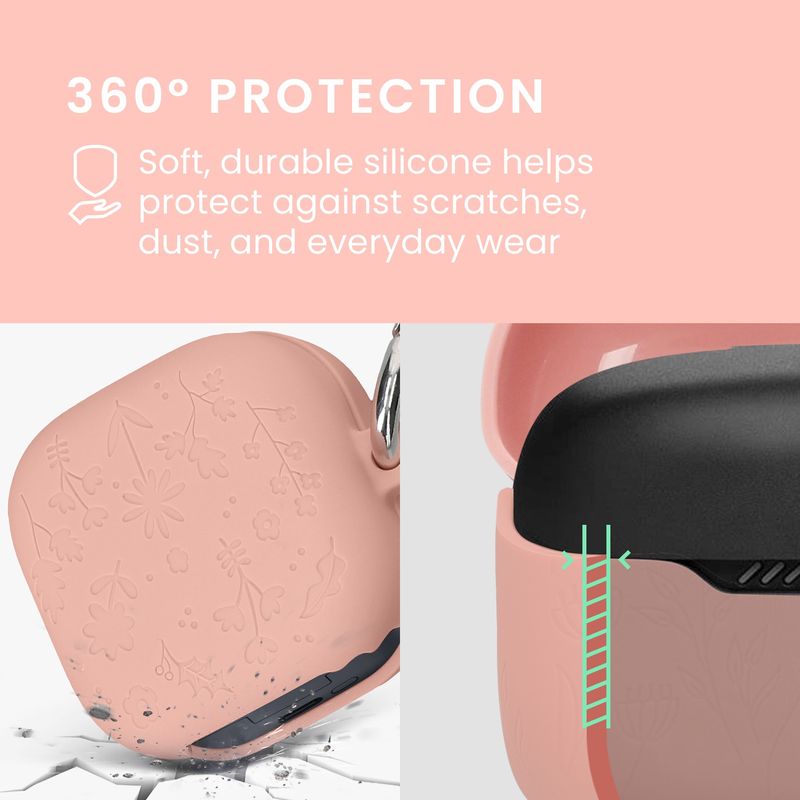 TV, Audio-Video si Foto - Portabile audio - Casti audio - Husa casti Kwmobile pentru Samsung Galaxy Buds 4, Galaxy Buds 4 Pro, prindere cu carabina, Silicon, multicolor - Infinity.ro