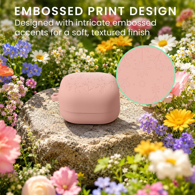 TV, Audio-Video si Foto - Portabile audio - Casti audio - Husa casti Kwmobile pentru Samsung Galaxy Buds 4, Galaxy Buds 4 Pro, prindere cu carabina, Silicon, multicolor - Infinity.ro