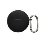 TV, Audio-Video si Foto - Portabile audio - Casti audio - Husa casti Kwmobile pentru Huawei FreeBuds 7i, protectie la zgarieturi, Silicon, negru - Infinity.ro