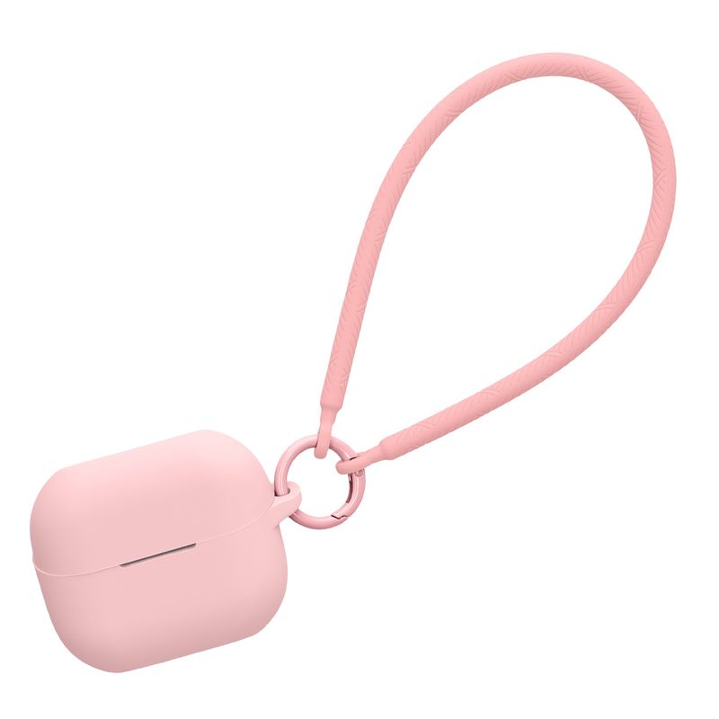 TV, Audio-Video si Foto - Portabile audio - Casti audio - Husa casti Kwmobile pentru Samsung Galaxy Buds 3, Galaxy Buds 3 Pro, anti-alunecare, Silicon, roz - Infinity.ro