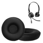 TV, Audio-Video si Foto - Portabile audio - Casti audio - Set 2 pernite pentru casti Kwmobile pentru Jabra Engage 50, Engage 30, confort sporit, Piele ecologica, negru - Infinity.ro