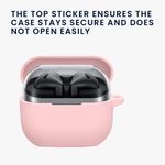 TV, Audio-Video si Foto - Portabile audio - Casti audio - Husa casti Kwmobile pentru Samsung Galaxy Buds 3, Galaxy Buds 3 Pro, anti-alunecare, Silicon, roz - Infinity.ro
