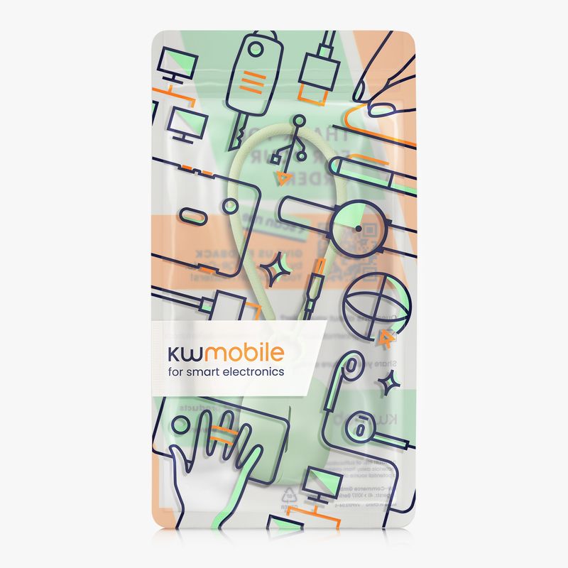 TV, Audio-Video si Foto - Portabile audio - Casti audio - Husa casti Kwmobile pentru Xiaomi Redmi Buds 6 Pro, anti-alunecare, Silicon, verde - Infinity.ro