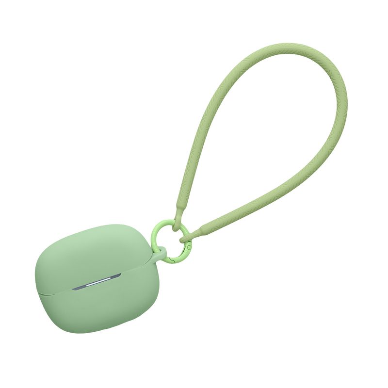 TV, Audio-Video si Foto - Portabile audio - Casti audio - Husa casti Kwmobile pentru Xiaomi Redmi Buds 6 Pro, anti-alunecare, Silicon, verde - Infinity.ro