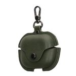 TV, Audio-Video si Foto - Portabile audio - Casti audio - Husa casti Kwmobile pentru Samsung Galaxy Buds 3, Galaxy Buds 3 Pro, protectie la zgarieturi, Piele ecologica, verde - Infinity.ro