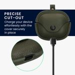 TV, Audio-Video si Foto - Portabile audio - Casti audio - Husa casti Kwmobile pentru Xiaomi Redmi Buds 6, protectie la zgarieturi, Piele ecologica, verde - Infinity.ro