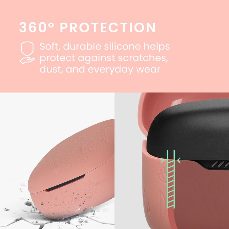TV, Audio-Video si Foto - Portabile audio - Casti audio - Husa casti Kwmobile pentru Anker Soundcore Liberty 5, prindere cu carabina, protectie la zgarieturi, Silicon, multicolor - Infinity.ro