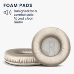 TV, Audio-Video si Foto - Portabile audio - Casti audio - Set 2 pernite pentru casti Kwmobile pentru OneOdio Pro 10, Pro M, Pro C, confort sporit, Piele ecologica, argintiu - Infinity.ro