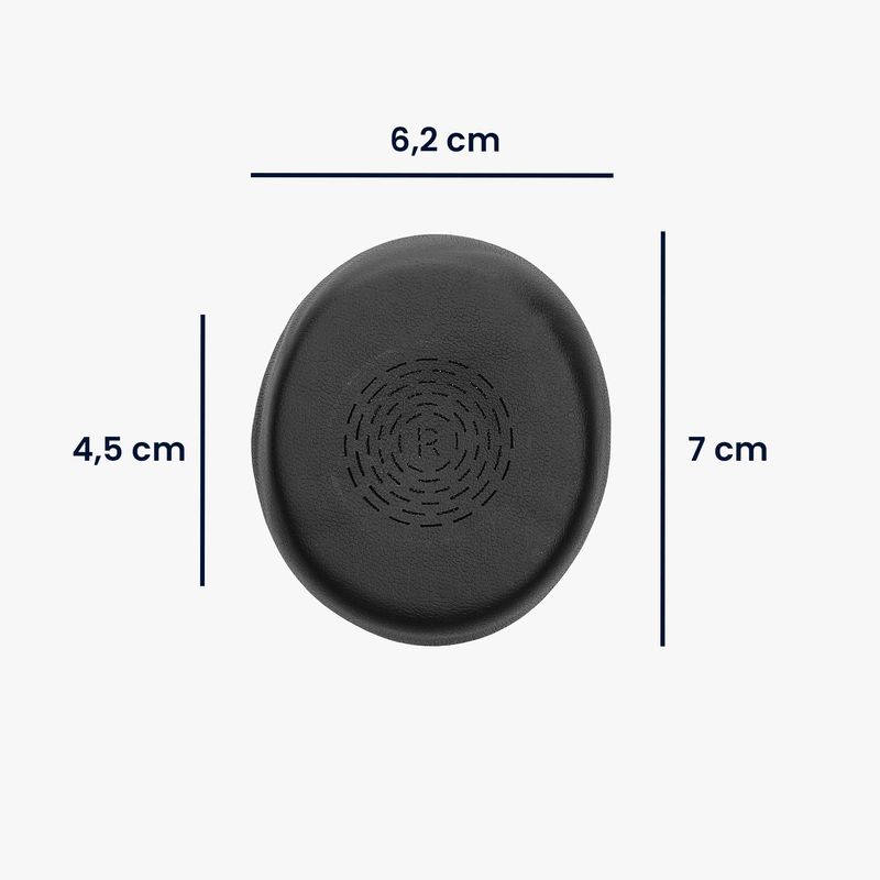 TV, Audio-Video si Foto - Portabile audio - Casti audio - Set 2 pernite pentru casti Kwmobile pentru Jabra Evolve 2 50, confort sporit, Piele ecologica, negru - Infinity.ro