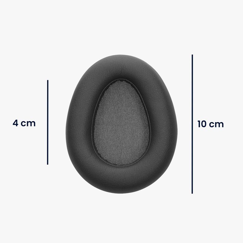 TV, Audio-Video si Foto - Portabile audio - Casti audio - Set 2 pernite pentru casti Kwmobile pentru JLab Jbuds Lux ANC, confort sporit, Piele ecologica, negru - Infinity.ro