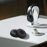 TV, Audio-Video si Foto - Portabile audio - Casti audio - Set 2 pernite pentru casti Kwmobile pentru Sony MDR-XB600, confort sporit, Piele ecologica, negru - Infinity.ro