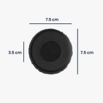 TV, Audio-Video si Foto - Portabile audio - Casti audio - Set 2 pernite pentru casti Kwmobile pentru Sony MDR-XB600, confort sporit, Piele ecologica, negru - Infinity.ro