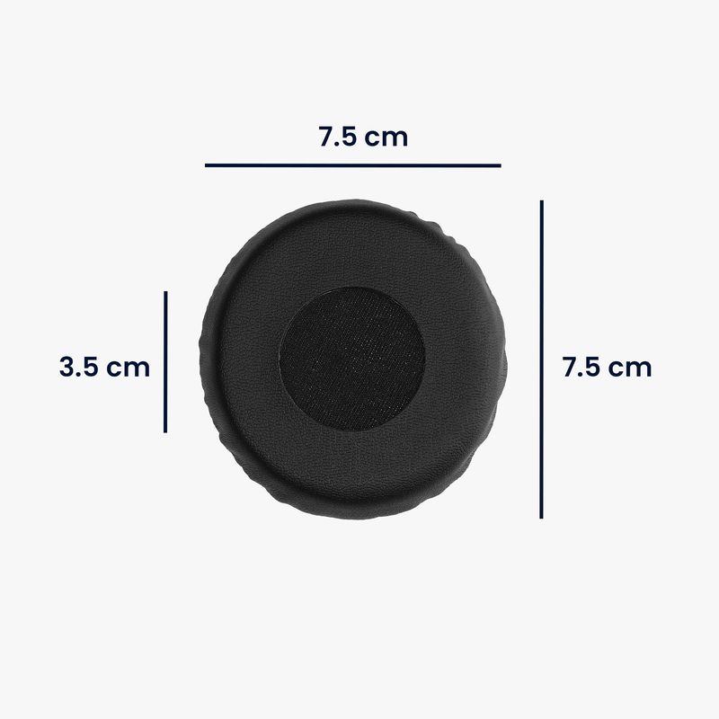 TV, Audio-Video si Foto - Portabile audio - Casti audio - Set 2 pernite pentru casti Kwmobile pentru Sony MDR-XB600, confort sporit, Piele ecologica, negru - Infinity.ro