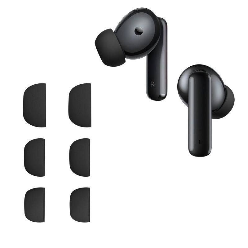 TV, Audio-Video si Foto - Portabile audio - Casti audio - Set 6 dopuri pentru casti Kwmobile pentru Huawei FreeBuds 6i, confort sporit, Silicon, negru - Infinity.ro