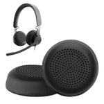 TV, Audio-Video si Foto - Portabile audio - Casti audio - Set 2 pernite pentru casti Kwmobile pentru Logitech Zone Wired, confort sporit, Piele ecologica, negru - Infinity.ro