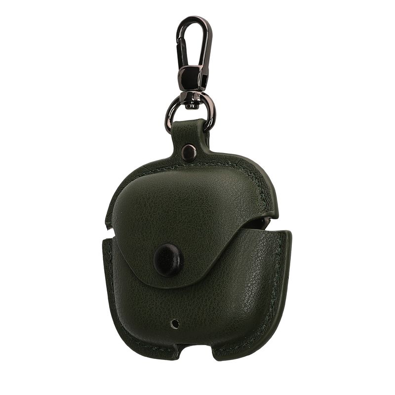 TV, Audio-Video si Foto - Portabile audio - Casti audio - Husa casti Kwmobile pentru Huawei FreeBuds SE 2, protectie la zgarieturi, Piele ecologica, verde - Infinity.ro