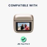 TV, Audio-Video si Foto - Portabile audio - Casti audio - Husa casti Kwmobile pentru JBL Tour Pro 3, protectie la zgarieturi, Silicon, multicolor - Infinity.ro