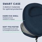 TV, Audio-Video si Foto - Portabile audio - Casti audio - Husa casti Kwmobile pentru Apple AirPods Max, AirPods Max 2, protectie la socuri, Spuma EVA, albastru - Infinity.ro