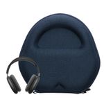 TV, Audio-Video si Foto - Portabile audio - Casti audio - Husa casti Kwmobile pentru Apple AirPods Max, AirPods Max 2, protectie la socuri, Spuma EVA, albastru - Infinity.ro