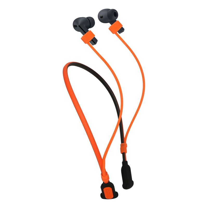 TV, Audio-Video si Foto - Portabile audio - Casti audio - Husa casti Kwmobile pentru Samsung Galaxy Buds 3 FE, Galaxy Buds 3, Galaxy Buds 3 Pro, Silicon, portocaliu, negru - Infinity.ro