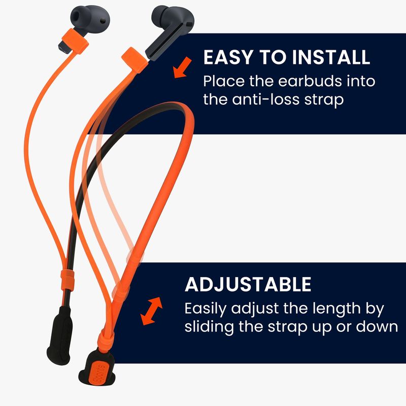 TV, Audio-Video si Foto - Portabile audio - Casti audio - Husa casti Kwmobile pentru Samsung Galaxy Buds 3 FE, Galaxy Buds 3, Galaxy Buds 3 Pro, Silicon, portocaliu, negru - Infinity.ro