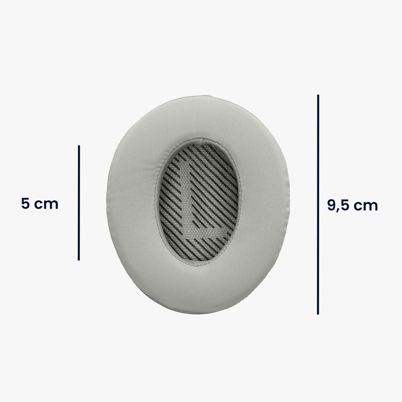 TV, Audio-Video si Foto - Portabile audio - Casti audio - Set 2 pernite casti Kwmobile pentru Bose QuietComfort 35, QuietComfort 35 II, QuietComfort 25, QuietComfort 15, gri - Infinity.ro