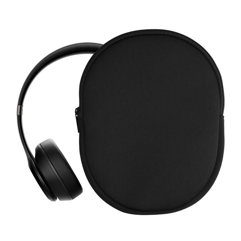 TV, Audio-Video si Foto - Portabile audio - Casti audio - Husa casti Kwmobile pentru Beats Solo 4, Beats Solo 3 Wireless, Marshall Major V, protectie la socuri, Neopren, negru - Infinity.ro