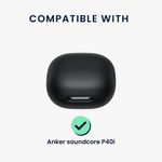 TV, Audio-Video si Foto - Portabile audio - Casti audio - Husa casti Kwmobile pentru Anker Soundcore P40i, protectie la zgarieturi, Silicon, multicolor - Infinity.ro
