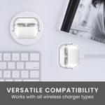 TV, Audio-Video si Foto - Portabile audio - Casti audio - Husa casti Kwmobile pentru Samsung Galaxy Buds 3, Galaxy Buds 3 Pro, functie stand, Termoplastic, transparent - Infinity.ro