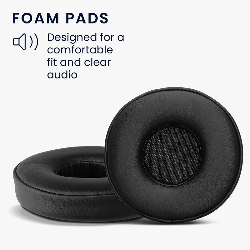 TV, Audio-Video si Foto - Portabile audio - Casti audio - Set 2 pernite pentru casti Kwmobile pentru Anker Soundcore H30i, confort sporit, Piele ecologica, negru - Infinity.ro