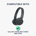 TV, Audio-Video si Foto - Portabile audio - Casti audio - Husa casti Kwmobile pentru Sony WH-CH520, WH-CH510, MDR-ZX110, antisoc, antizgarieturi, Piele ecologica, multicolor - Infinity.ro