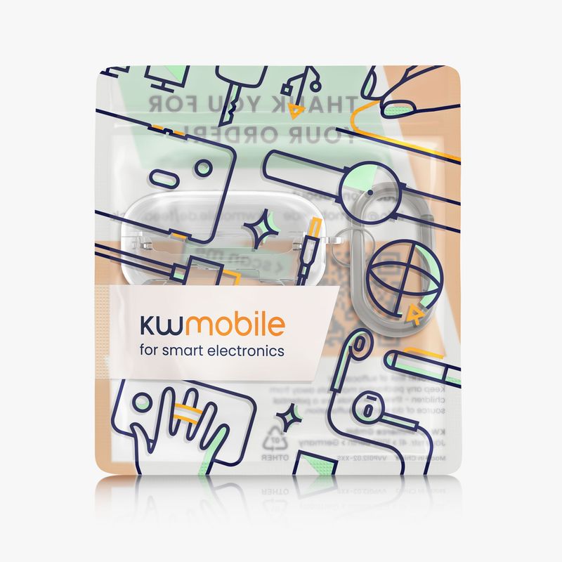 TV, Audio-Video si Foto - Portabile audio - Casti audio - Husa casti Kwmobile pentru Anker Soundcore P30i, protectie la socuri, Plastic, transparent - Infinity.ro